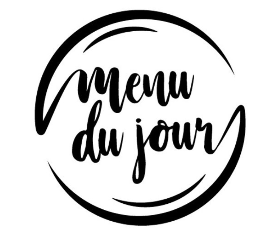 Formule du jour (Salade verte, plat du jour et boisson incluse)
